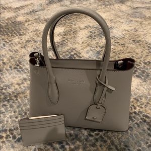 Sophisticated Top Zip Satchel & Slim Card Holder